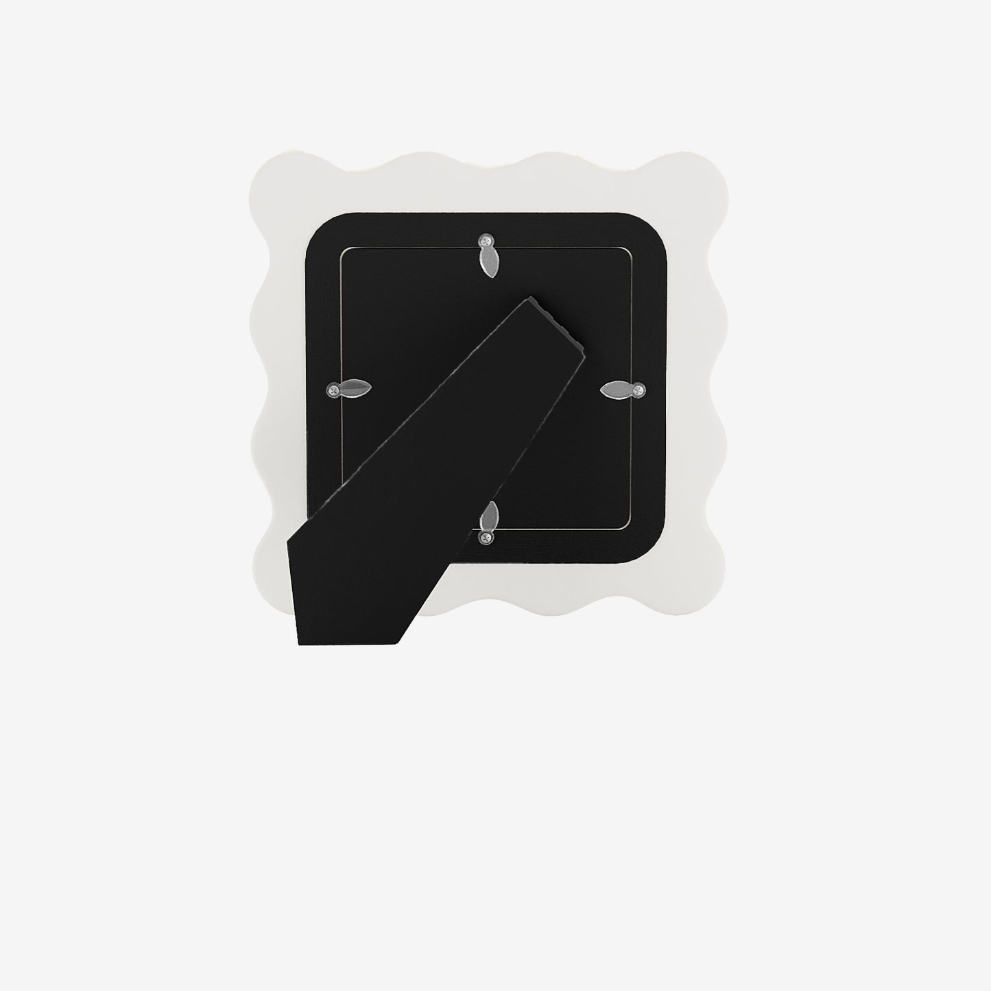 Bristol - Cadre photo wavy en céramique rayée vert et blanc