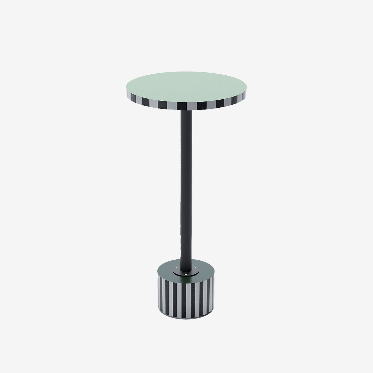 Table d’appoint ronde originale verte Jasmin Potiron Paris