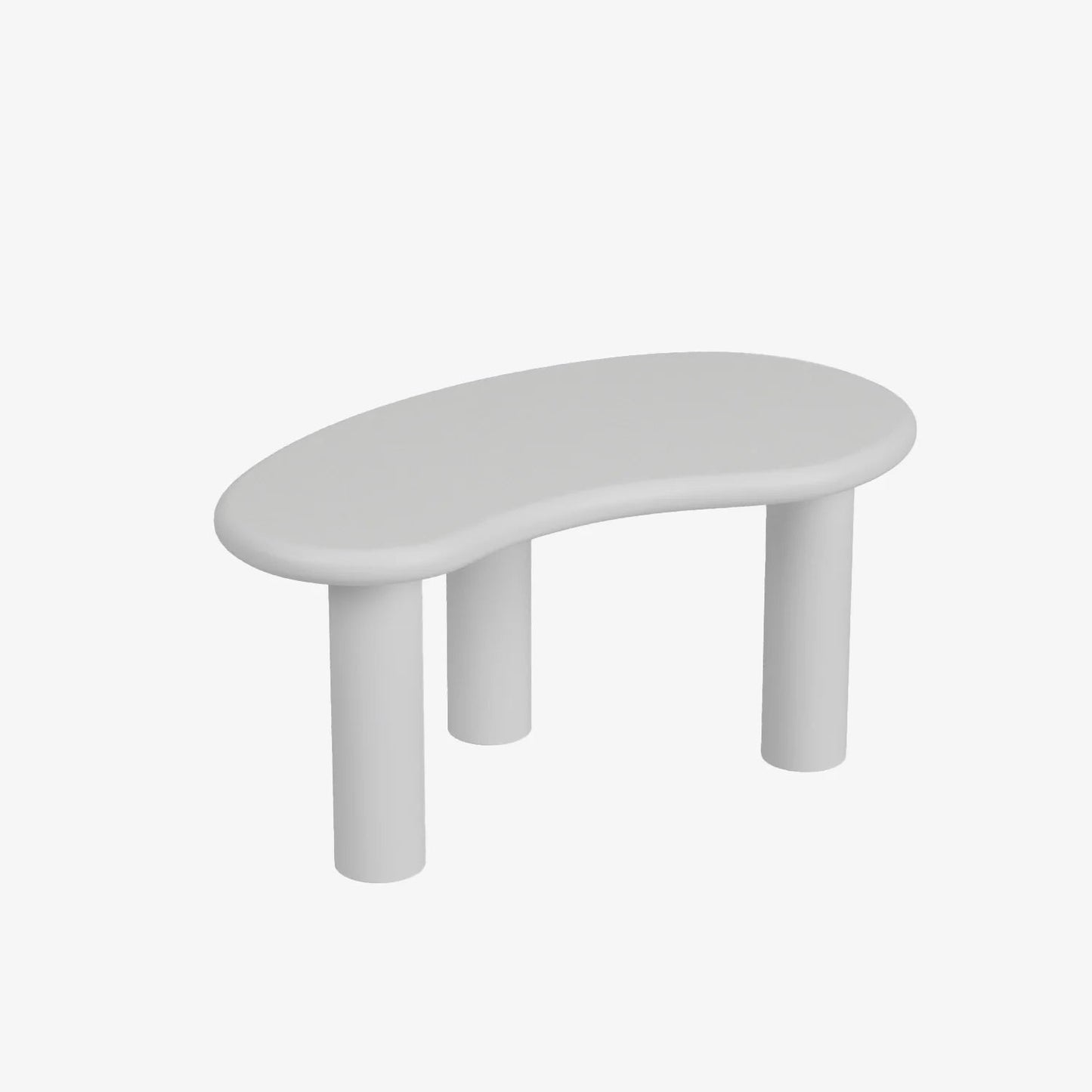 Hibiscus – Table basse design en magnésie blanche Potiron Paris