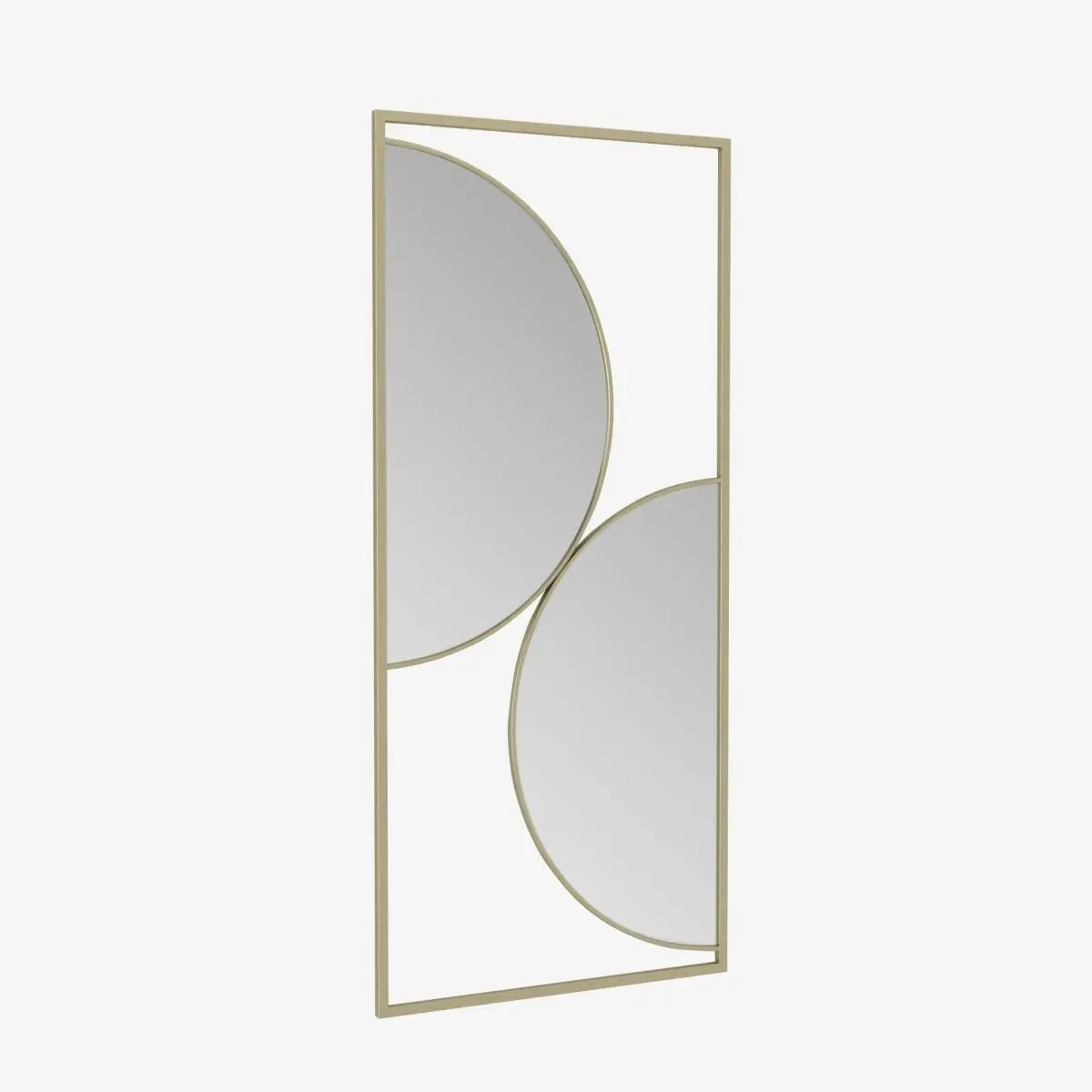 Miroir mural Diana en métal couleur or Potiron Paris