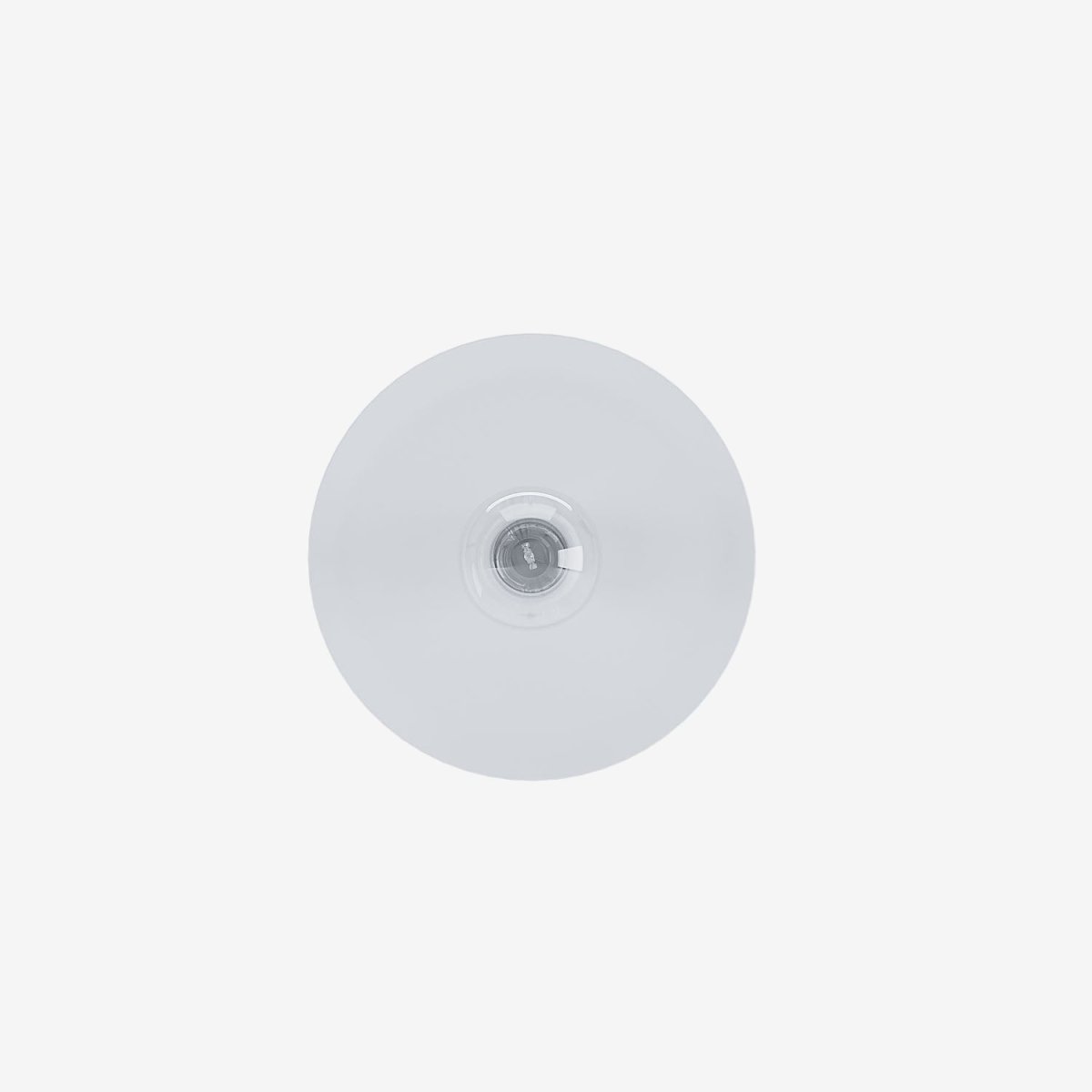 Lampe murale ronde plate moderne ou plafonnier disque design minimaliste métal blanc - Potiron Paris, le luminaire design de la décoration d'intérieur chic et moderne