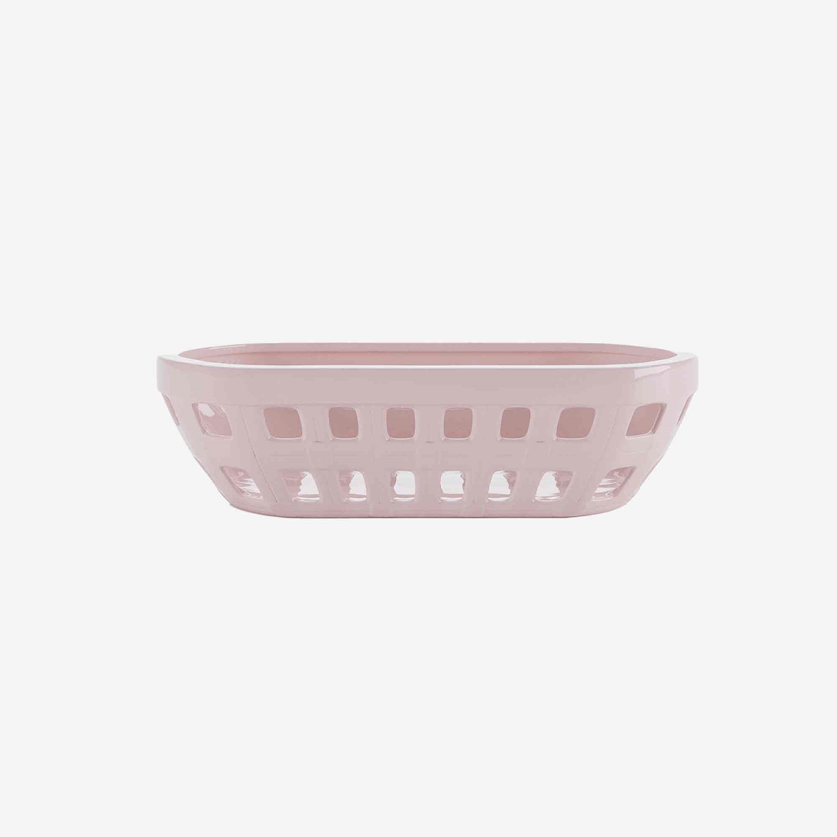 Corbeille vide-poches en céramique rose, un objet art déco design de style vintage pour la cuisine ou à poser sur un meuble - Potiron Paris, site de déco pas cher