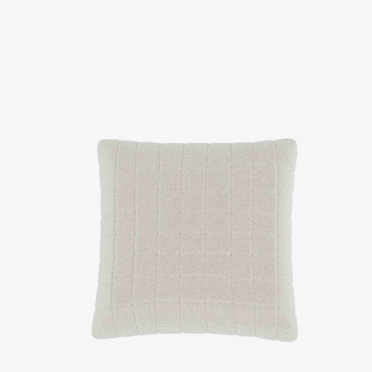 Coussin fourrure blanc Istanbul Potiron Paris