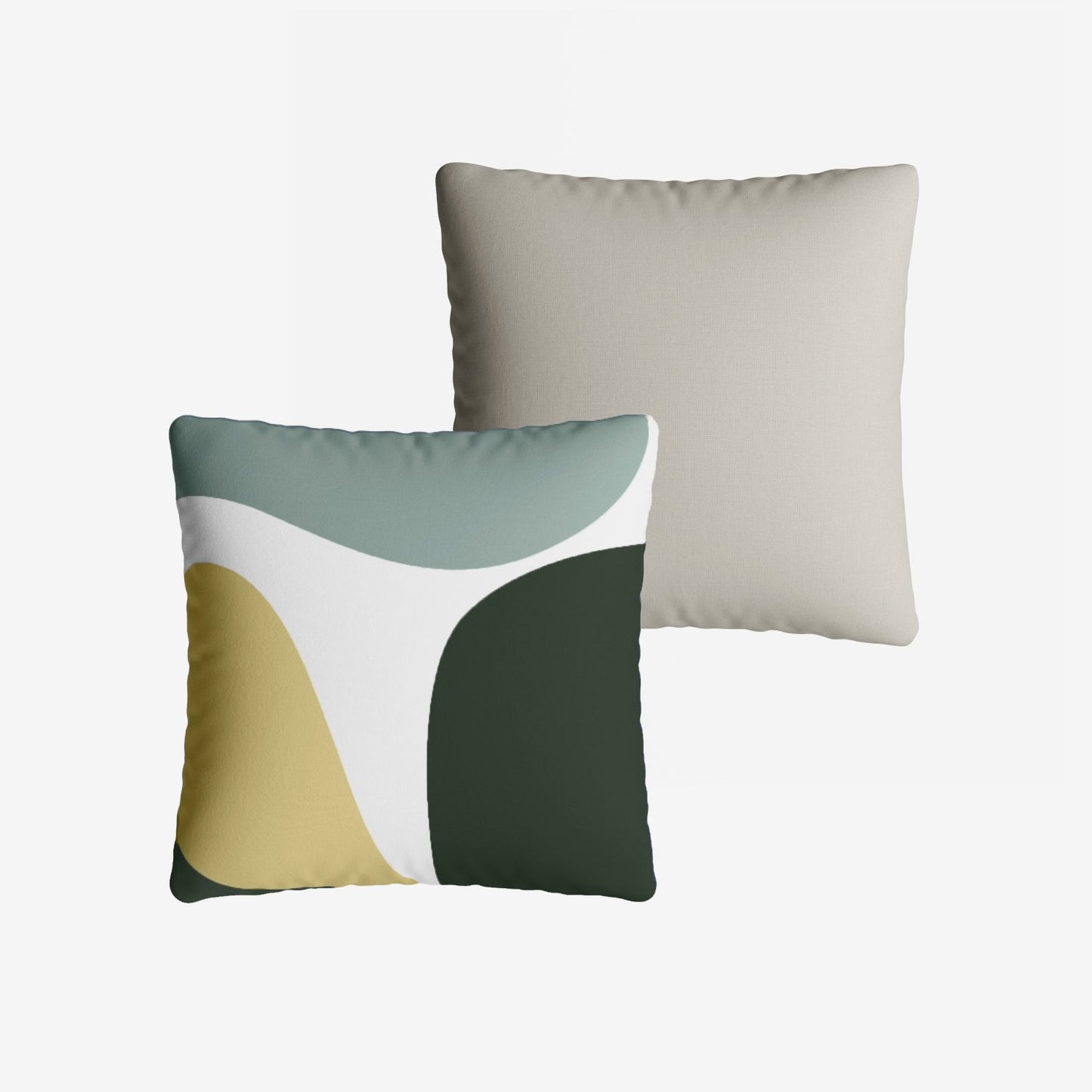 Coussin Sagan - Vert Potiron Paris