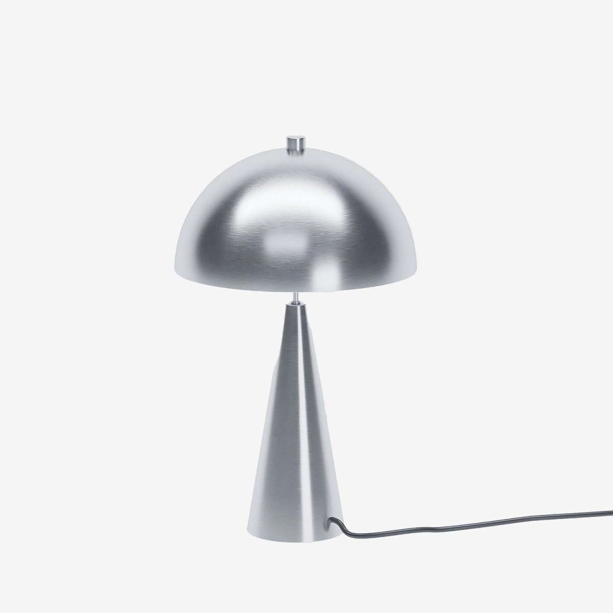 Lampe à poser champignon en métal argent- Potiron Paris, le luminaire design de la décoration d'intérieur chic et moderne pas chère
