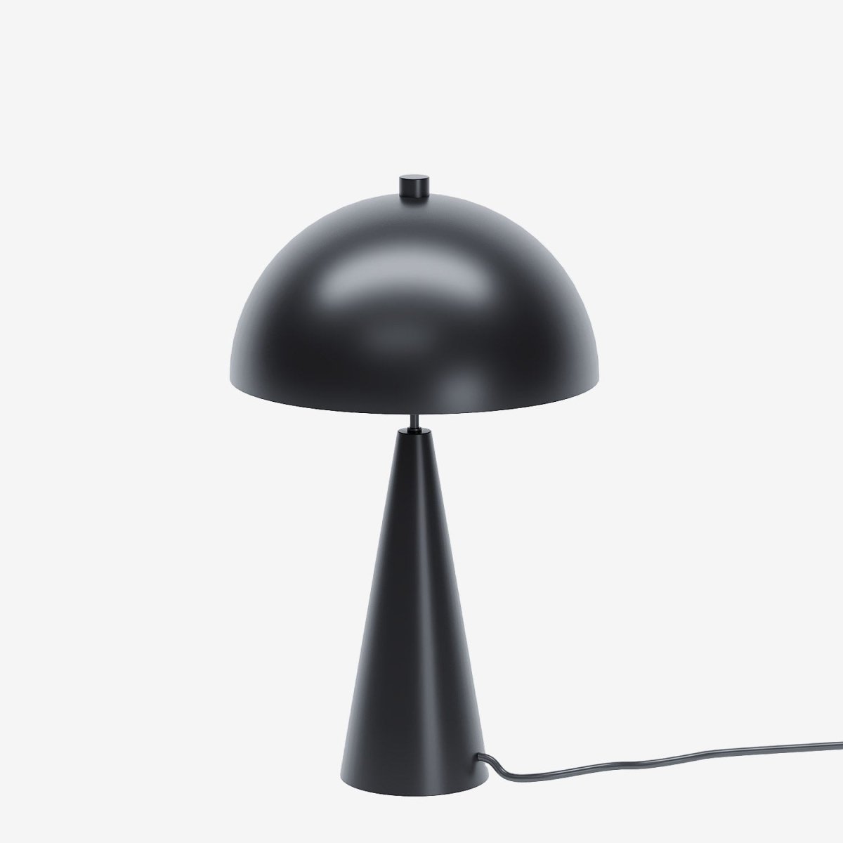 Lampe de table champignon salon moderne en métal noir - Potiron Paris, le luminaire design de la décoration d'intérieur chic et moderne pas chère