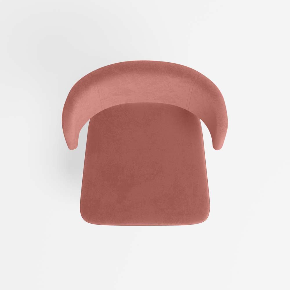Lot de 2 chaises Clyde - Rose Vintage Potiron Paris
