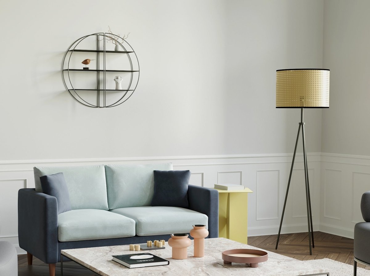 Set de 2 étagères murales Manille – Métal Noir Potiron Paris