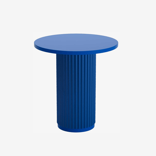 Table d'appoint cylindrique en bois cannelé - Potiron Paris, site meuble et déco pas cher pour une décoration d'intérieur moderne