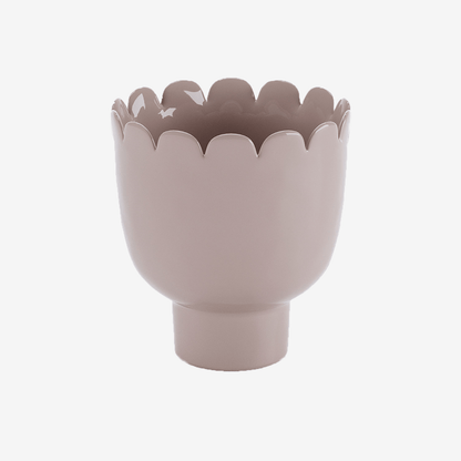Vase rose ou cache-pot design en céramique - Potiron Paris, accessoires déco design pas chère pour la maison de style contemporain