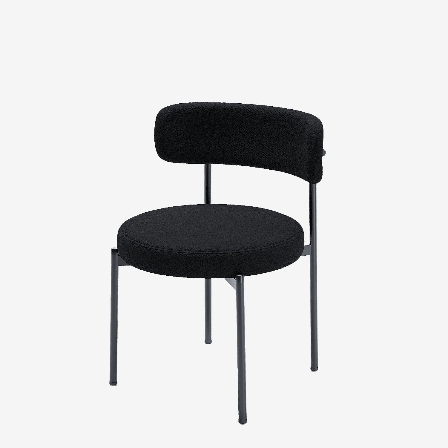 Lot de 2 chaises en velours ocre & métal noir Nina | Paris Lot de 2 chaises en velours ocre & métal noir Nina | Paris