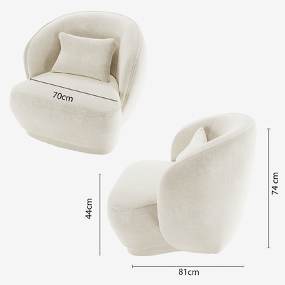 La tendance déco est au fauteuil design en velours vintage dans le salon ou la chambre