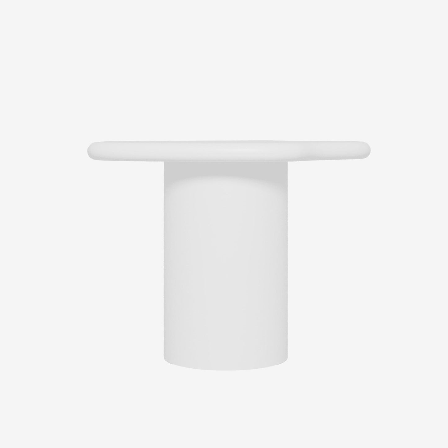 Hortensia – Table d’appoint contemporaine en magnésie blanche Potiron Paris