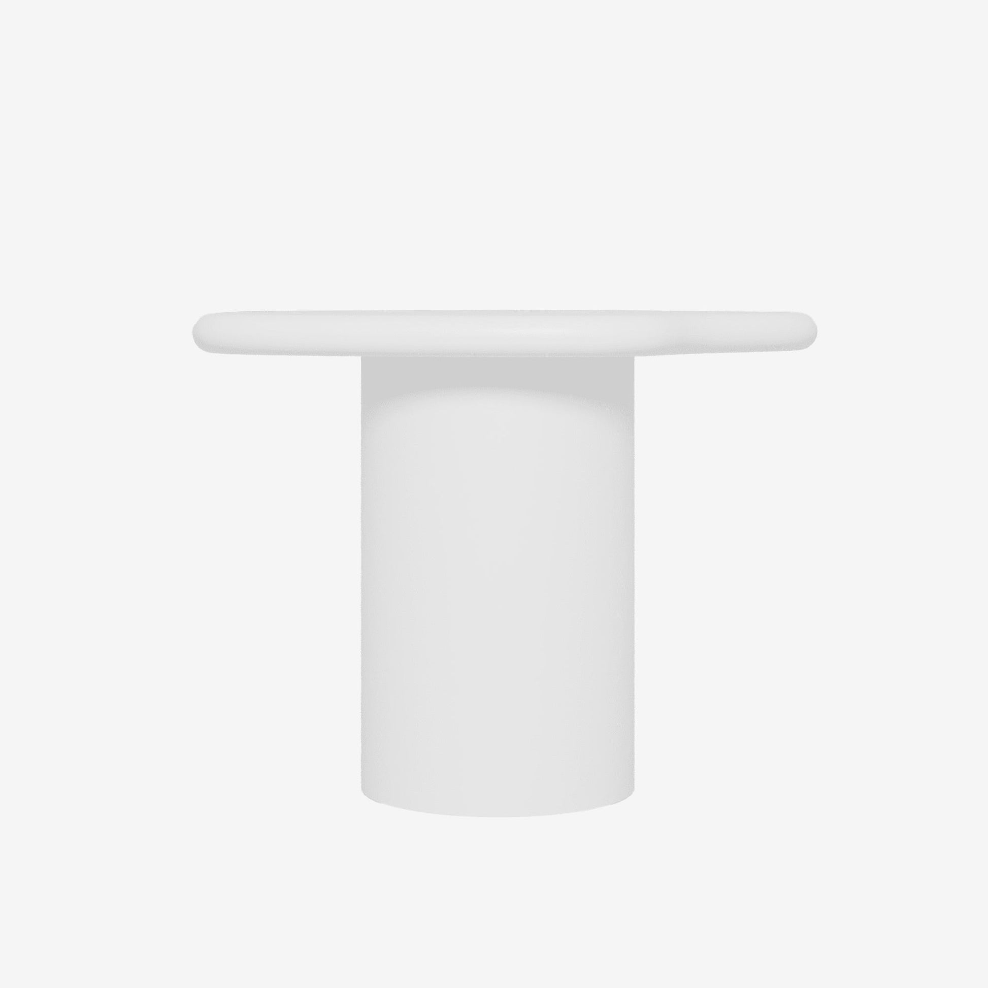 Hortensia – Table d’appoint contemporaine en magnésie blanche Potiron Paris
