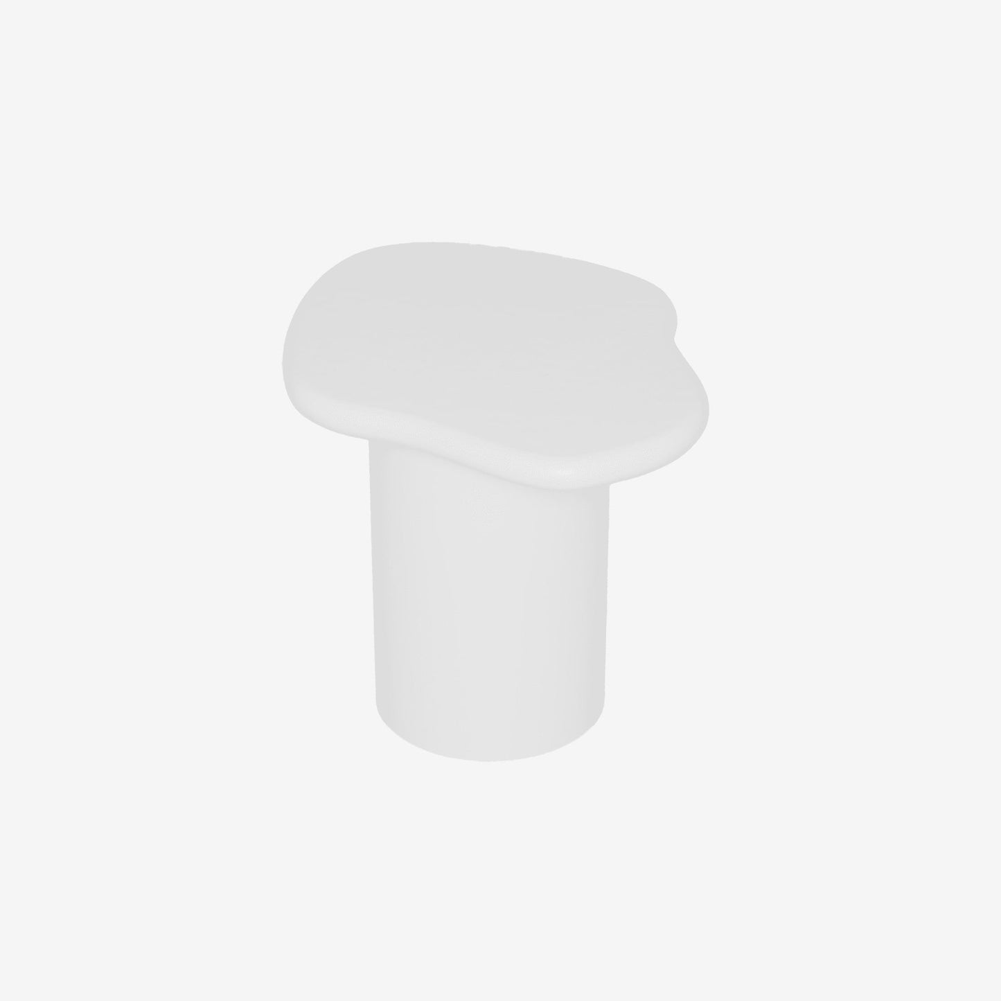 Hortensia – Table d’appoint contemporaine en magnésie blanche Potiron Paris