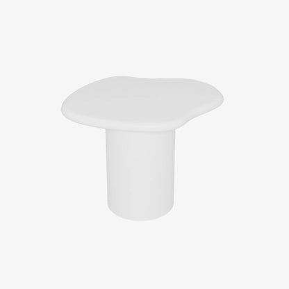 Hortensia – Table d’appoint contemporaine en magnésie blanche Potiron Paris