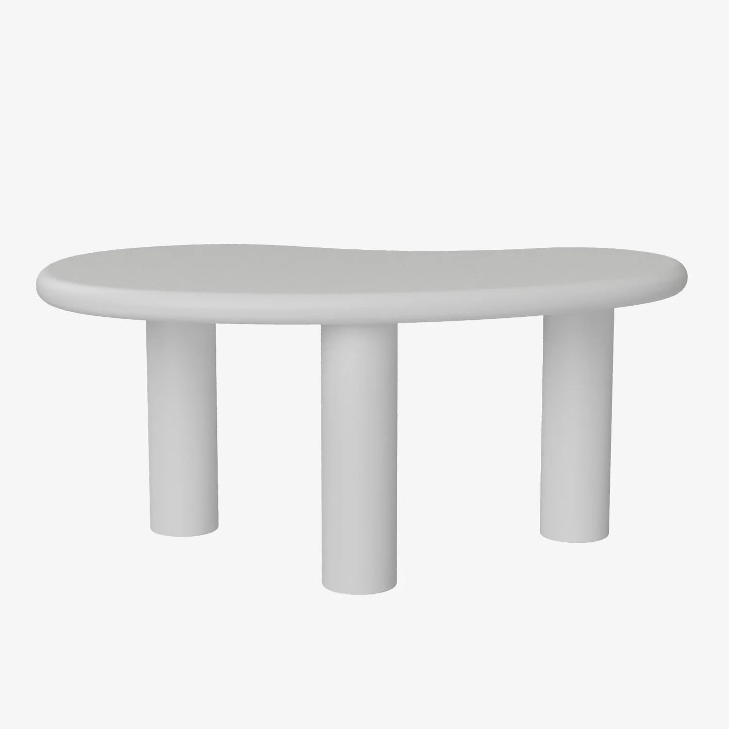 Hibiscus – Table basse design en magnésie blanche Potiron Paris