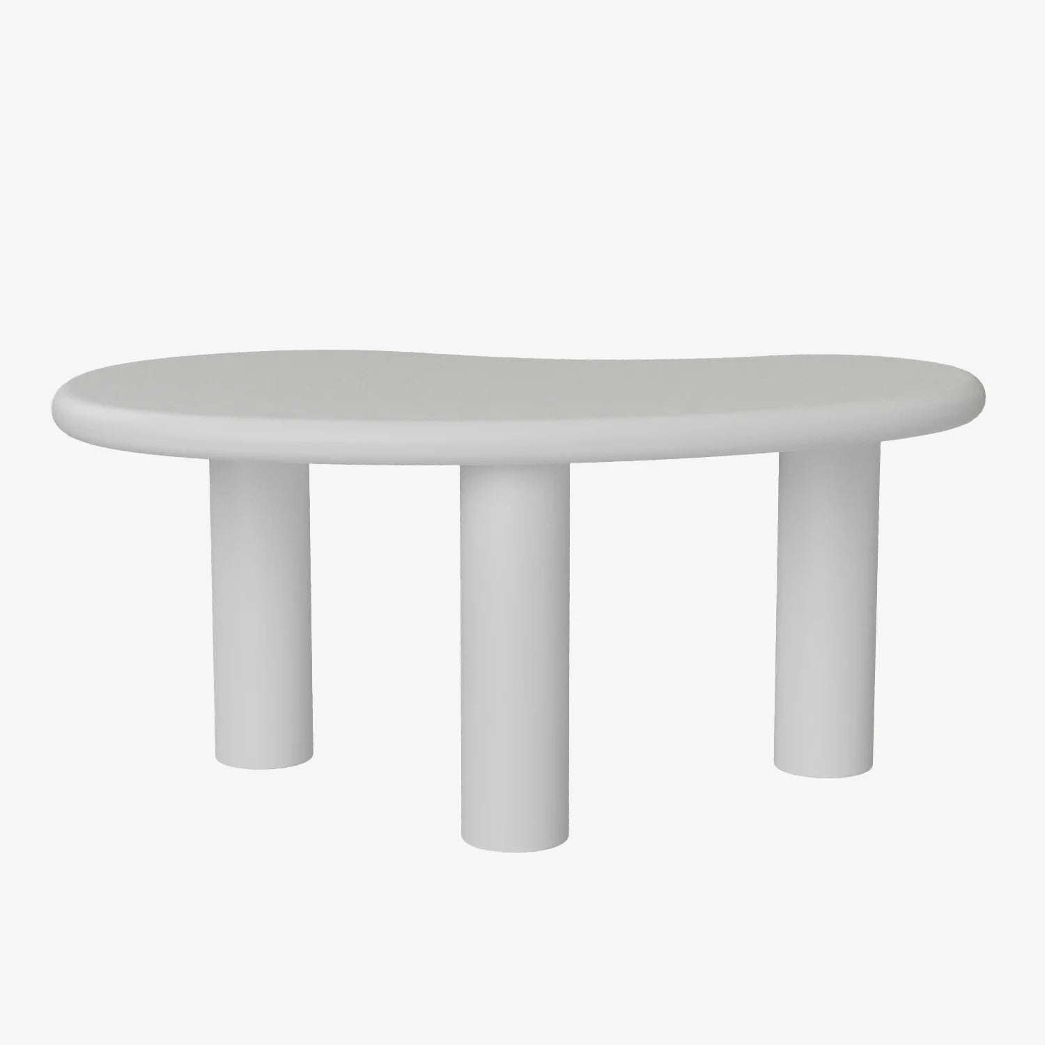 Hibiscus – Table basse design en magnésie blanche Potiron Paris