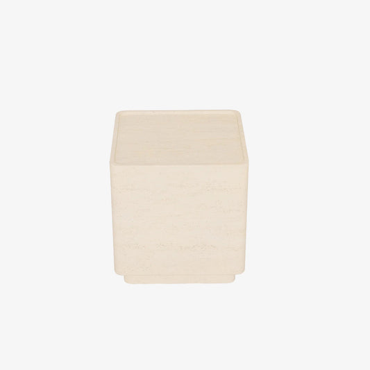 Violette – Table d’appoint design en magnésie naturelle Potiron Paris