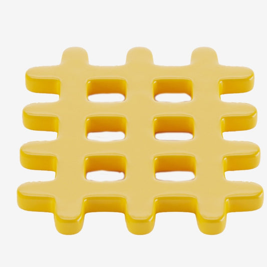 Dessous de plat céramique grid jaune Orsay Potiron Paris