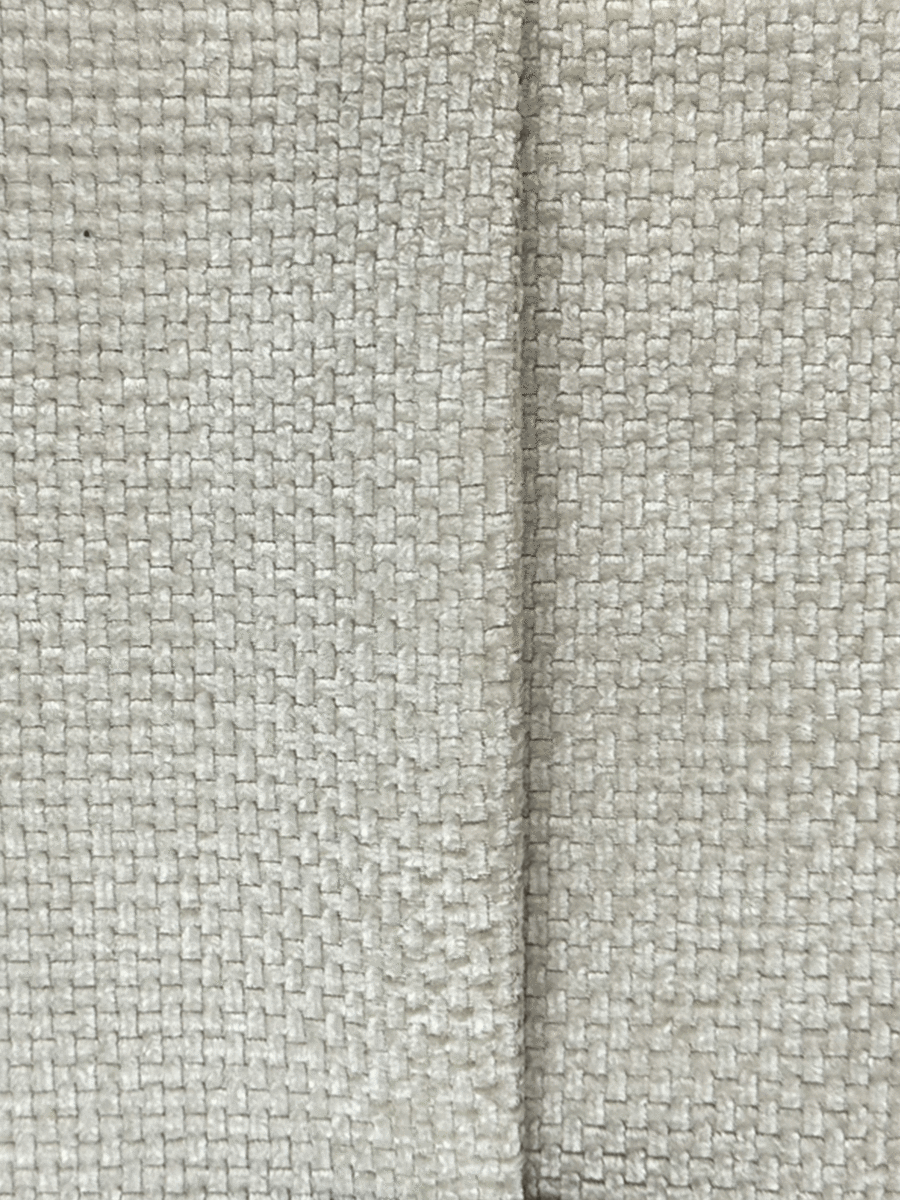 Fauteuil design tissu chenille blanc Pablo - Potiron Paris, meuble deco design moderne