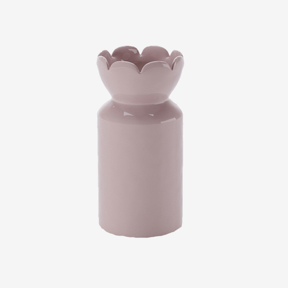 Meuble décoration salon Potiron Paris - Grand vase col tulipe Rivoli, céramique rose