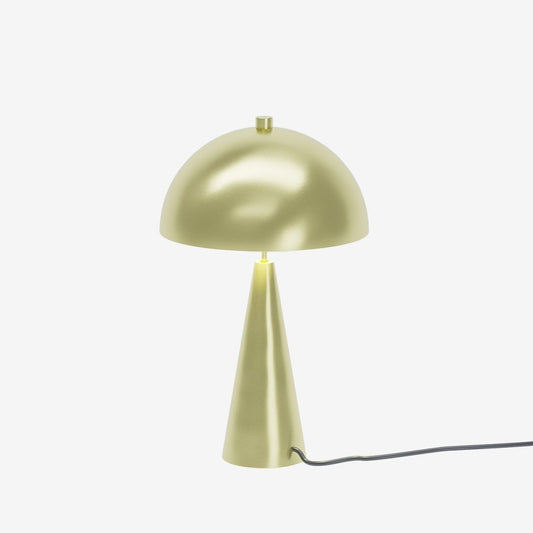 Lampe à poser champignon style vintage en métal or - Potiron Paris, le luminaire design de la décoration d'intérieur chic et moderne pas chère