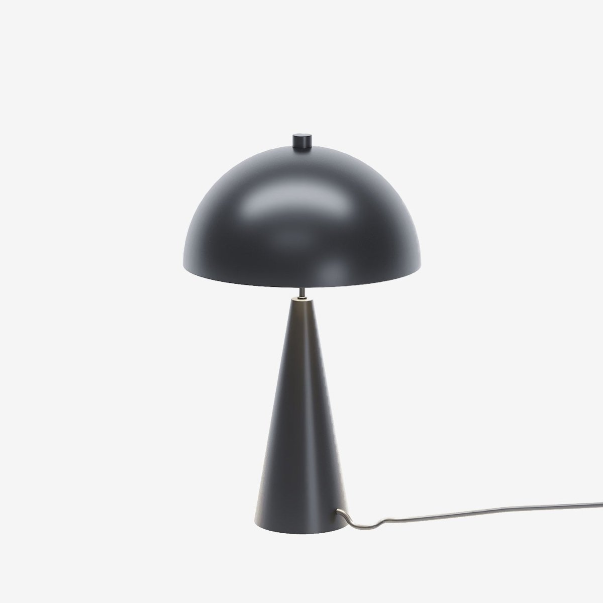 Lampe champignon à poser en métal noir Monet Potiron Paris