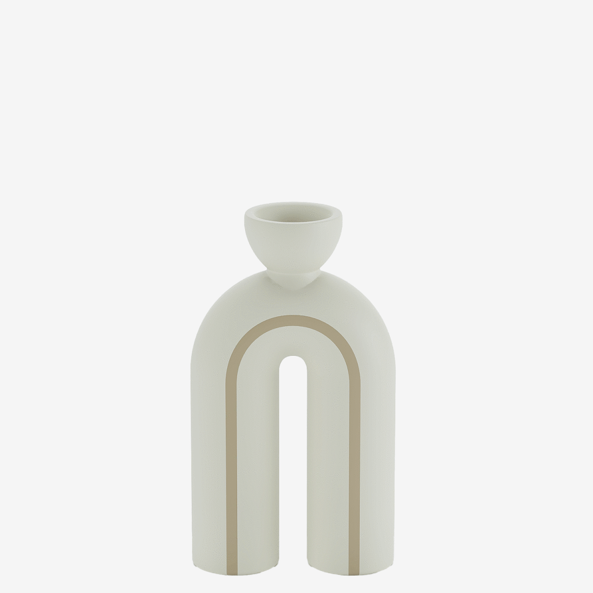 La déco pas cher en ligne Potiron Paris - Duo de bougeoirs design moderne en céramique claire