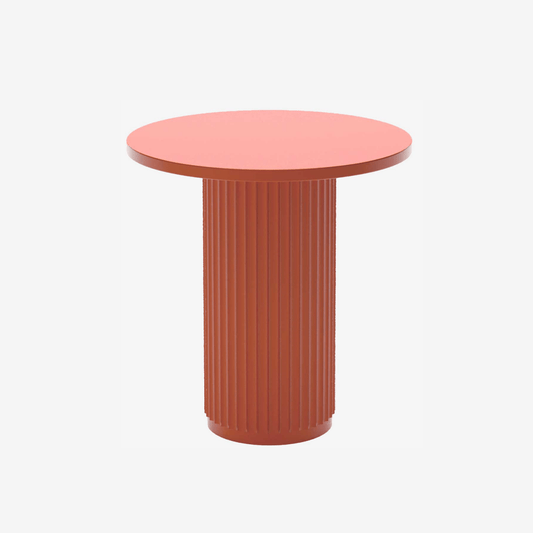 Pour une décoration intérieur moderne, la collection petits meubles de salon desing : Table d'appoint ronde cannelée - Potiron Paris, site meuble et déco pas cher